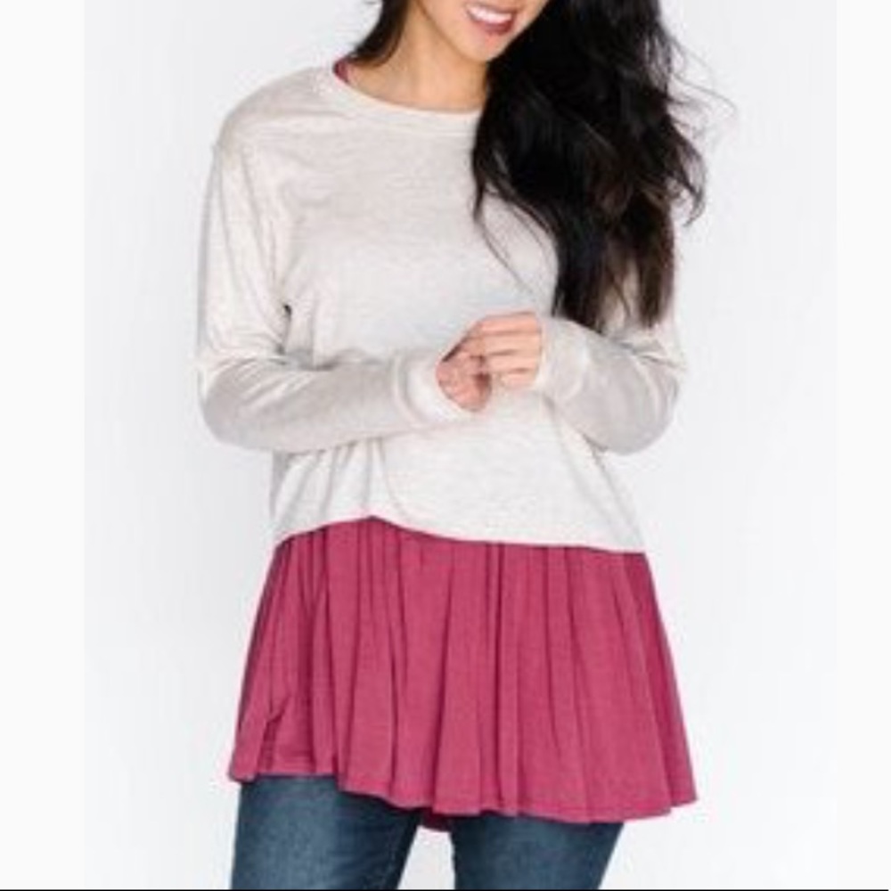 Agnes & Dora Pullover 💛 Oatmeal XS-Small